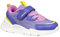 Geox J Loftus Girl A Basket, Violet/Fluo Fuchsia, 26 EU