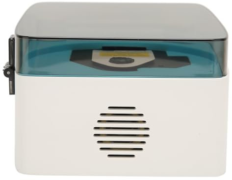 CD-Player, Vintage-Retro-Grammophon-Design, HiFi-Lautsprecher, USB-Flash-Laufwerk-Player, Tragbarer Musik-Player mit 3,5-mm-Kopfhörerausgang, für den Heimgebrauch (Himmelblau)