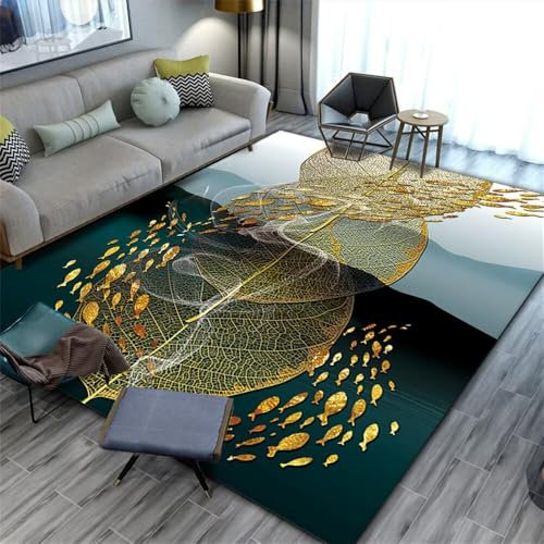 RUGMRZ Teppich Aussenbereich Indoor Bereich Teppich Sofa Wohnzimmer Schlafzimmer Korridor Teppich Treppe Mehrfarbig Trittschalldämmung Teppich Schlafzimmers Kinderteppich 80X140CM