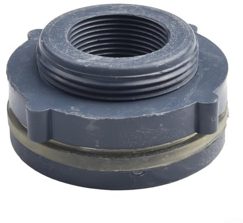 PVC-Kunststoff-Schottverschraubung, Adapter, Wassertank-Gelenk für Gartensteckdose, Aquarium, Bewässerung, Pool, mit Silikondichtung, 1-2 Zoll (3 cm)