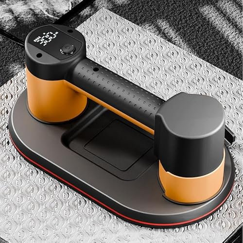 Akku Vakuum Saugheber für Raue Oberflächen, 300KG Akku Saugheber für Fliesen, Saugheber Fliesenheber Elektrischer mit Digitalanzeige, zum Anheben großer Granit, Aquarium Glas, Marmor, Terrassenplatten