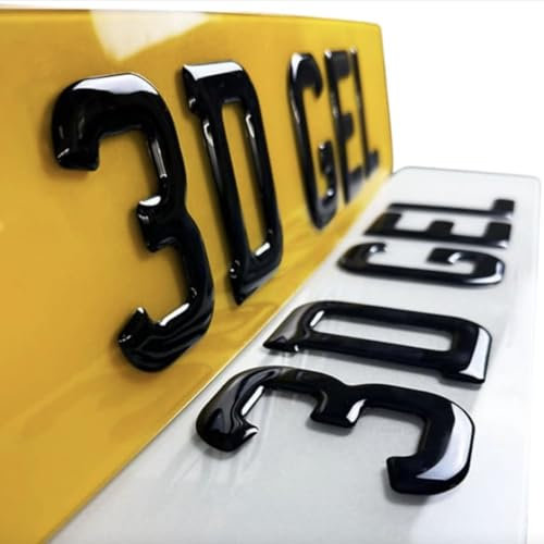 PRIME 3D, 4D Personalised Pair Front Rear For Automotive, Home or Outdoor