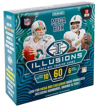 2024 Panini Illusions Fußball-Sammelkarten Mega-Box