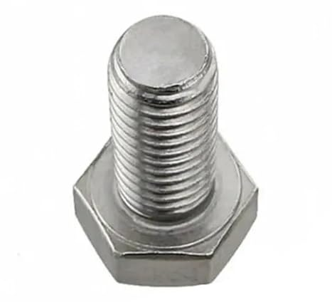 KSeSii 1/2 Uds tornillos de cabeza hexagonal externos con rosca izquierda M6 M8 M10 M12 304 tornillos de cabeza hexagonal exterior de rosca inversa de acero inoxidable(M8x50(1pcs))