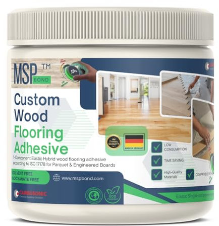 Parquet Flooring Adhesive Surface Bonding Hybrid Glue For Wood. Hardwood & Oak (5kg)
