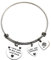 I love you to the moon and back Armreif Armbänder Weihnachten Geschenke für Oma Großmutter Geschenke