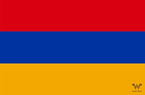 Armenien Flagge Aufkleber - Länderflagge als Sticker 8,5 x 5,5 cm