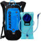 Arvano 6l Sac à Dos VTT, Sac à Dos d'hydratation avec 2l Poche à Eau, Sac à Dos de Vélo Respirant et Léger, pour Course, Cyclisme, Randonnée, Running et des Sport de Plein Air (Bleu)