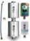 rivaALVA Life SafePro Wasserfilter Set - Kombination aus einem Blockaktivkohlefilter und einem Bakterien- und Legionellenfilter mit Anschlussset