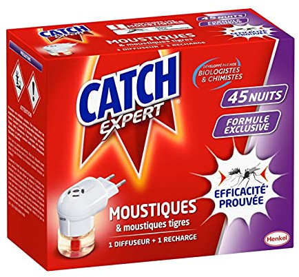 CATCH - Diffuseur Électrique 45 Nuits Répulsif - le Lot De 3