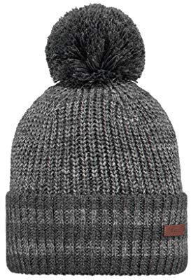 Barts M Tuny Beanie Grau, Herren Kopfbedeckung, Größe One Size - Farbe Dark Heather