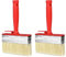 Drado 2 Pcs Decking Paint Brush Set, Dusting Brush Set, Shed/Fence/Decking/Timber Block Paint Brushes, Thick Chip Paint Brush for Wood Timber Block Gloss Wall Furniture Painting (4.8“ 120mm)