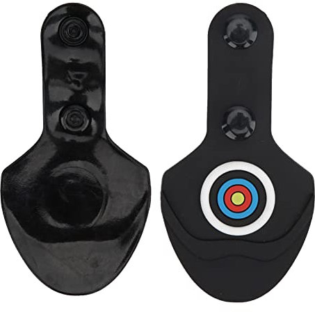 Boaby Bogenschützen-Ausrüstung, Bogenschutz Gummipad, Bogenspitze Protektor, Universal für alle Schuhe, Schwarz
