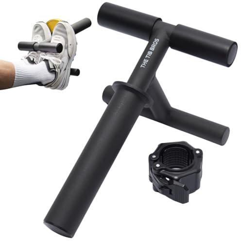 Tib Bar Tibialis Raise Bar für Tibialis Kräftigungsübungen, aus Eisen, Schienbeinmuskeltrainer, ATG-Programm, gratis 50MM Gewicht, Halsband und E-Book im Lieferumfang enthalten
