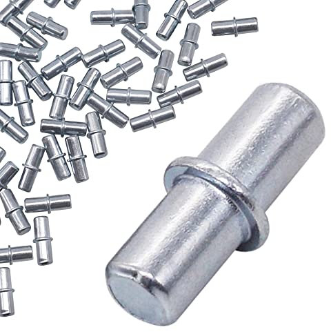 SKIR'CO (100 pezzi) Spille per mensole 4 x 16 mm, perni di supporto per mensole, staffe per scaffali, picchetti di supporto per mensole