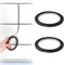 SIYUPU Whiteboard Tape Grid Marking Tape, 2 Pcs Thin Black Tape Whiteboard, 3 mm Width Adhesive Whiteboard Gridding Tape, White Board Tape Lines for Graphic Chart, Presentations and Artwork(Black