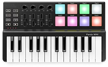 Piano électronique Mini Clavier USB Portable À 25 Touches Et Contrôleur De Batterie Contrôleur MIDI Clavier Midi Piano Controlador Midi Piano Digi Piano électronique