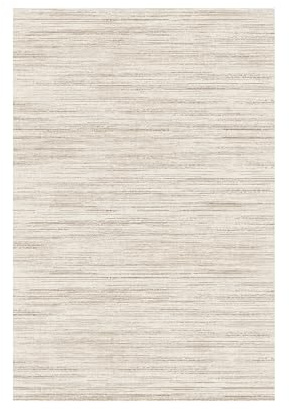 Teppana Waschbarer Teppich Modern - Uni - Sand - Fleckenabweisend - Familien- & Haustierfreundlich - Maschinenwaschbar - rutschfest - 140 x 200 cm