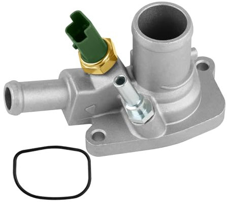 DOCAS Termostato de refrigerante del motor 55202176 para A-lfa R-omeo Mito F-iat 500 0,9 1.2 1.4