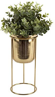Present Time Cache Pot Design métal Tub - Doré