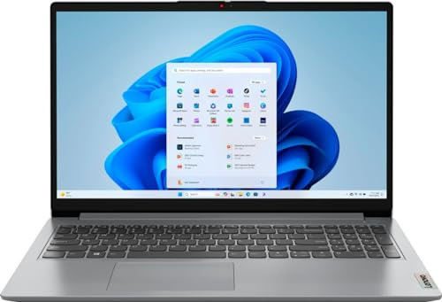 Lenovo IdeaPad 1 15ALC7 2023 - Laptop de negocios de 15.6 pulgadas, FHD IPS, pantalla táctil de 8 núcleos, AMD Ryzen 7 5700U, 16 GB, DDR4, 512 GB, SSD AMD Radeon, gráficos Wi-Fi 6 Win11 Home con ONT