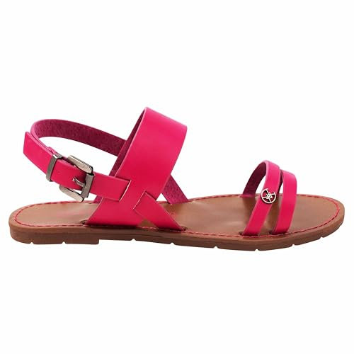 CHATTAWAK 11moniafuchsia38, Sandalia Mujer, Fucsia, 38 EU