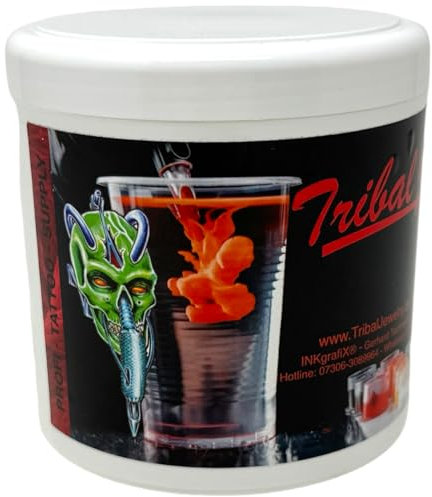 Tribal Jewelry - Lubricante para tatuajes (vaselinum puro alemán) 0,25 L, calidad de estudio (vaselina pura), INKgrafiX® Alemania – de Profi – IG69986 INKgrafiX®
