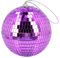 Boland - Glänzende Discokugel, Durchmesser ca. 15 cm, Disco Fever, Hängedeko, Dekoration für Party oder Silvester, Lila