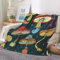 UNZYE Kuscheldecke Vintagewarme Decke Weiß Kuscheldecke Wolleweiche Decke Flauschig Pilz Gelb Klimaanlagen-Decke 240x180cm