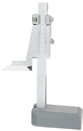 nmbhus 0-200mm / 0-300mm Steel Vernier Height Gauge With Stand Measure Ruler Tools High Accuracy Carbon Steel Tipped Scriber(Size:0-300mm)