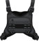FTCYCRU Outdoor Running Chest Bag for Men and Woman with Extra Storage, Water Resistant Sports Chest Pack Lightweight Running Vest Rigs for Workouts Cycling Hiking (Black)