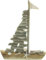 FRANK FLECHTWAREN Dekoboot Sailor, Treibholz, Muscheln, Jute Maße: Höhe 39 cm