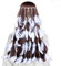 Bluelves Feder Kopfschmuck Boho Hippie Stirnband, Indianer Schmuck für Wikinger Damen,Tribal-Kopfschmuck im Stil der amerikanischen Ureinwohner, Federschmuck Böhmische Kopfbedeckung