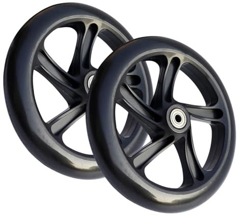 Roller Ersatzräder, 2 Stück PU Reifen Räders Für Elektroroller, 145/180/200 Mm Ersatzteile, Vollgummireifen Für Bollerwagen Scooter