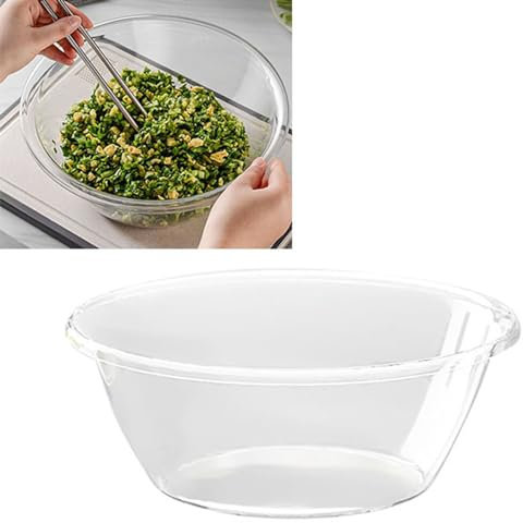 LTSQIN Bols à mélanger en plastique,bols à pétrir antiadhésifs de grande capacité pour la cuisine bols antidérapant,pour préparation de repas, remuer, servir, pâtisserie, salades,27x10cm (Small Size)