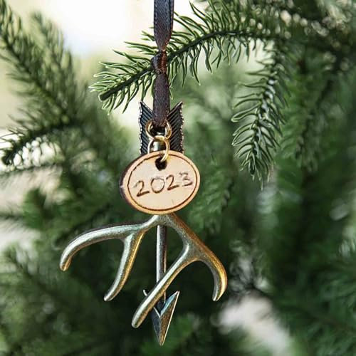 Weihnachtsschmuck Baum Metall Kugeln und Geweih Christbaumschmuck und Geweih für Herbst Baum Home Weihnachtsbaum