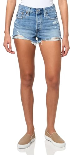 Levi's Women's 501 Original Shorts (Also Available in Plus), (New) Blow Big Horns, 27