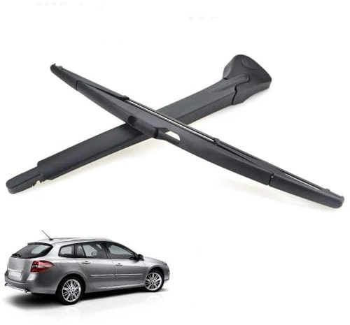 JQHXFDC - Limpiaparabrisas para Renault Laguna 3 Estate 2007 2008 2009 2010-2015Juego de escobillas y Brazos del limpiaparabrisas Trasero Cepillo para Parabrisas