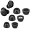 Memory Foam Tips for New Bose QuietComfort Earbuds & QC II & Ultra Earbuds, No Silicone Eartips Pain, Anti-Slip Replacement Ear Tips, Fit in the Charging Case, Reducing Noise Tip, 3 Pairs (SML, Black)