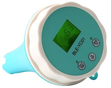 Sessleger 1 Stück Smart Online Bluetooth Wasser Chlor Meter pH Meter Powered Tool 6 in 1 für Swimming Pool