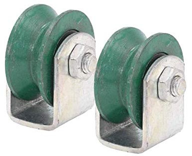 Pack of 2 Heavy Duty Castor Wheels 118Mm - Trolley Furniture and Sand Suitable Industrial Castors up to 600Kg for Portable Furniture Table Work Bench Casters Garage Table Saw
