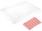 sourcing map Foam Packing Pouches, 50pcs 16x16 Inch Wrap Bubble Pouches Cushion Foam Packing Supplies White with 36 Fragile Tags for Dishes Furniture Glasses Cups Moving Storage