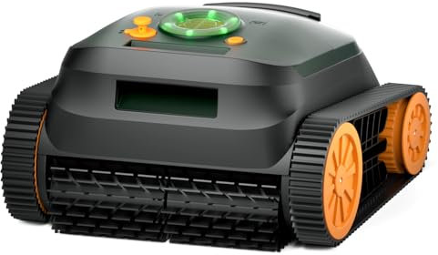 CliBot Aspirateur de piscine sans fil pour piscines creusées avec autonomie de 210 minutes, fonction d'escalade des murs et de nettoyage de la ligne de flottaison, navigation intelligente, robotique