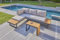 Primaster Gartenmöbel-Set Sungardo Teakholz Garten Eckbank Lounge Set Sitzgruppe