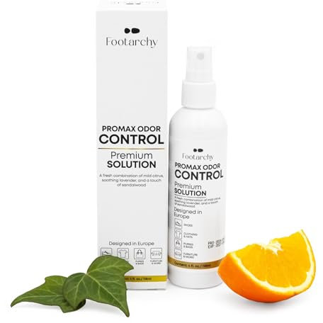 Spray Desodorante para Calzado y Accesorios Aroma Cítrico Fresco para Uso Diario - Sin Manchas Secado Rápido Multiusos para Zapatillas Mochilas Taquillas Armarios Cascos Ropa Sofás y Espacios