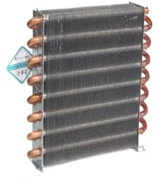 LWVQRERKH Condenser Water-Cooled Copper Tube Aluminum Piece Refrigerator Cabinet Cooling Homemade Water Air Conditioning Radiator(225X45X210mm)