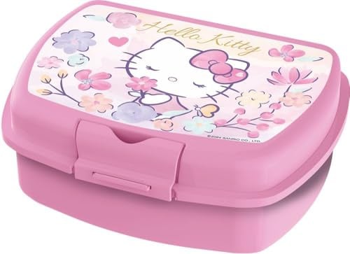 Sandwich Box Urban Hello Kitty – Pratica e Compatta per Panini e Merende, Design Moderno e Sicuro per Bambini