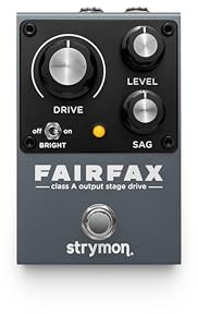 Strymon Fairfax Overdrive Gitarrenpedal, Vintage Tone Analog Mini Verstärker Effekt für Pedalboard, Keyboard und Synth