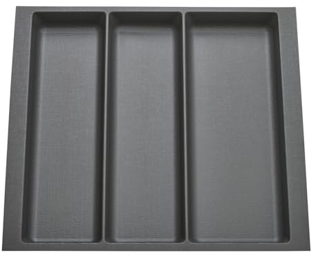 Orga-Box 9 Multifunktionseinsatz Tiefe: 473 x Breite: 529 mm anthrazit | mit Canvas Struktur für 60er Schubladen z. B. in Nobilia Küchen ab 01.2025