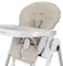 Babysanity Universal-Hochstuhlbezug aus weichem Baumwoll-Frottee, verleiht Ihrem Hochstuhl ein trockenes und frisches Gefühl, 100 % Made in Italy (Beige)